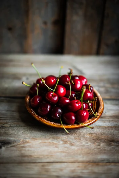 Sweet cherries on background — Stock Photo, Image