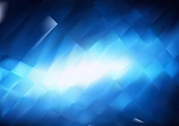 抽象的な青の背景にぼやけたガラス効果 動きのあるテンプレート 輝くぼやけたパターンランダム — ストックベクタ