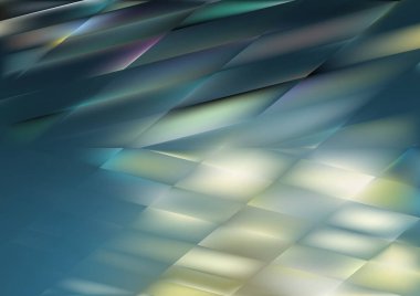 Bulanık cam efektli soyut mavi arkaplan, hareket desenli şablon, bulanık parlak desen