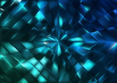 Bulanık cam efektli soyut arkaplan, hareket desenli şablon, yeşil arka planda rastgele bulanık desen.