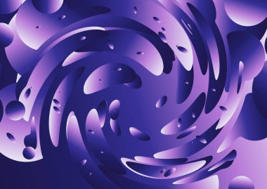 Bulanık cam efektli soyut mavi arkaplan, hareket desenli şablon, bulanık parlak desen