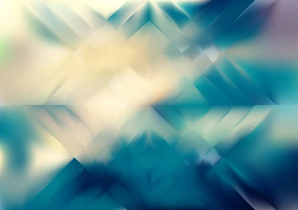 Fond Bleu Abstrait Avec Effet Verre Flou Modèle Avec Texture — Image vectorielle