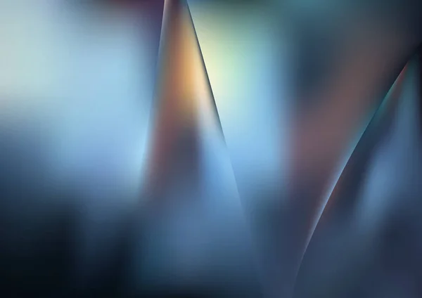 Fondo Azul Abstracto Con Efecto Vidrio Borroso Plantilla Con Textura — Archivo Imágenes Vectoriales