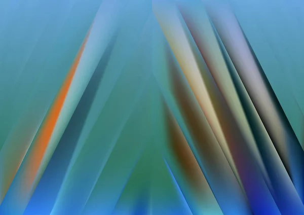 Abstrakter Blauer Hintergrund Mit Verschwommenem Glaseffekt Vorlage Mit Bewegungsstruktur Glänzendes — Stockvektor