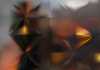 Bulanık cam efektli soyut arkaplan, hareket desenli şablon turuncu arka planda rastgele bulanık desen.