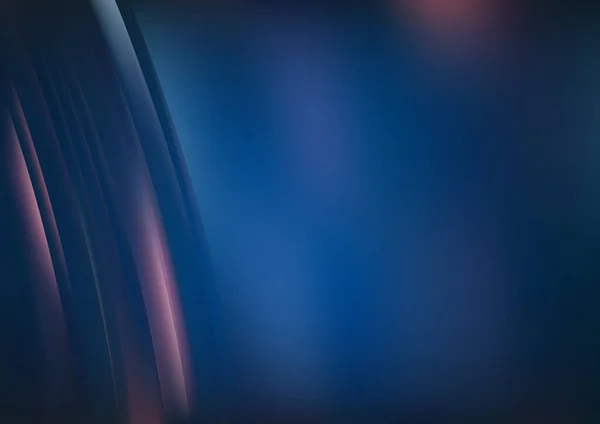 抽象的な青の背景にぼやけたガラス効果 動きのあるテンプレート 輝くぼやけたパターンランダム — ストックベクタ