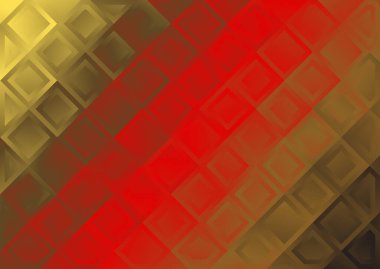 Bulanık cam efektli soyut arkaplan, hareket desenli şablon, kırmızı arkaplanda rastgele parlayan bulanık desen