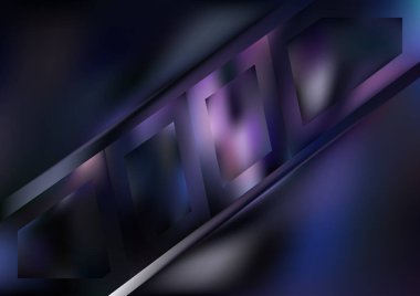 Bulanık cam efektli soyut arkaplan, hareket desenli şablon, koyu bir arkaplanda rastgele parlayan bulanık desen