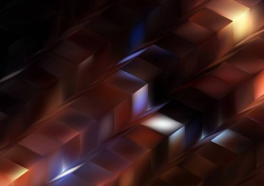 Bulanık cam efektli soyut arkaplan, hareket desenli şablon, renk arkaplanındaki bulanık desen