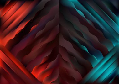 Bulanık cam efektli soyut arkaplan, hareket desenli şablon, renk arkaplanındaki bulanık desen