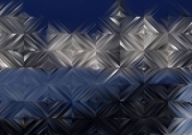 Bulanık cam efektli soyut arkaplan, hareket desenli şablon, mavi arkaplan üzerindeki bulanık desen.