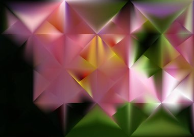 Bulanık cam efektli soyut arkaplan, hareket desenli şablon, pembe arka planda rastgele bulanık desen.