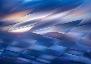 Mavi arkaplan, bulanık cam efektli soyut renk karışımı, hareket desenli şablon, bulanık desenli parlaklık