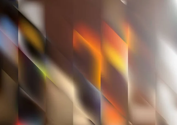 Abstracte Kleur Achtergrond Met Wazig Glas Effect Sjabloon Met Beweging — Stockvector