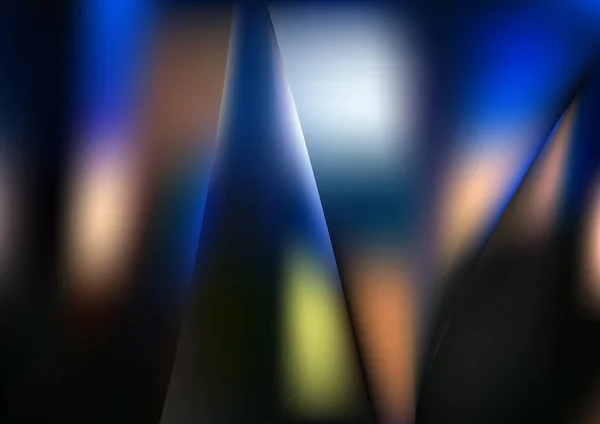 Abstrakt Färg Bakgrund Med Suddigt Glas Effekt Mall Med Rörelse — Stock vektor