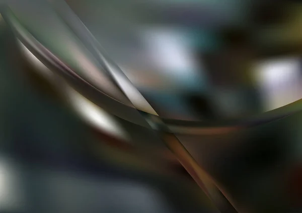 Abstrakter Farbhintergrund Mit Verschwommenem Glaseffekt Vorlage Mit Bewegungsstruktur Glänzendes Verschwommenes — Stockvektor