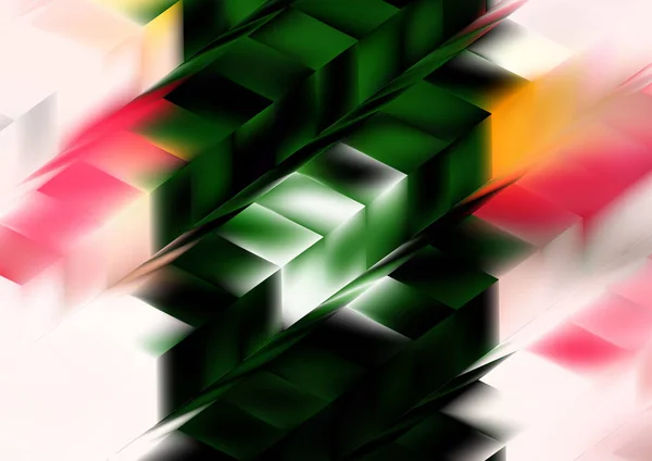Abstraktní Barevné Pozadí Rozmazaným Skleněným Efektem Šablona Pohybovou Texturou Zářící — Stockový vektor