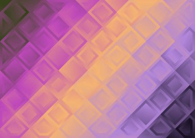 Bulanık cam efektli soyut renk arkaplanı, hareket desenli şablon, bulanık desen rastgele, altıgenli kaleydoskop deseni.