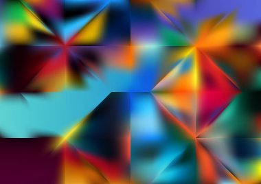 Bulanık cam efektli soyut arkaplan, hareket desenli şablon, renk arkaplan üzerindeki bulanık desen