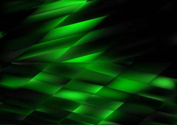 Fondo Abstracto Oscuro Con Efecto Color Borroso Plantilla Con Luces — Vector de stock