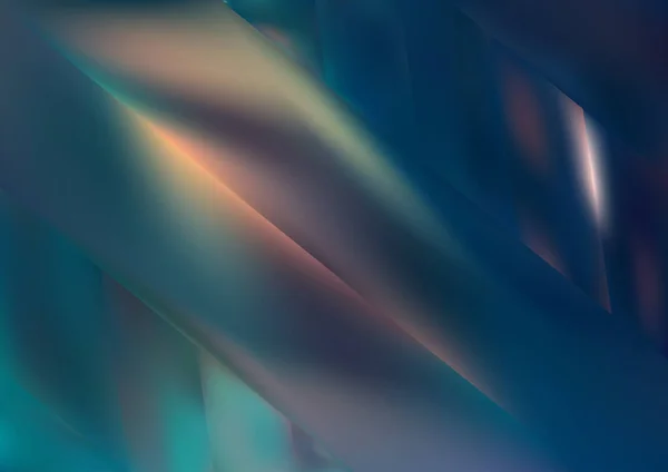 Mélange Couleurs Abstrait Avec Fond Bleu Avec Effet Verre Flou — Image vectorielle