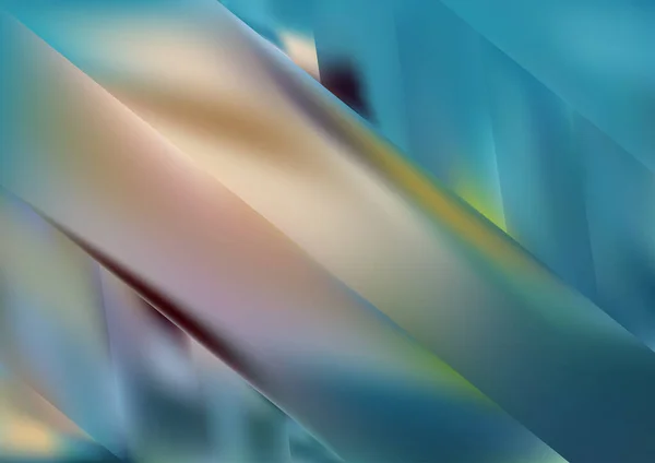抽象的な色の混合物と青の背景とぼやけたガラス効果 動きのテクスチャを持つテンプレート 輝くぼやけたパターンランダム — ストックベクタ