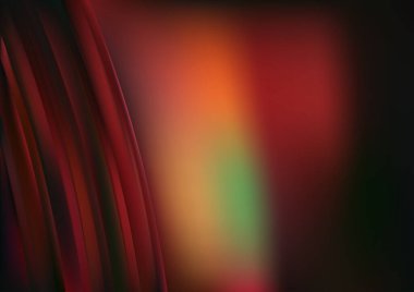 Dalgalı çizgilerle soyut renk arkaplanı, hareket desenli ipek şablon ve rastgele bulanık desenler., 