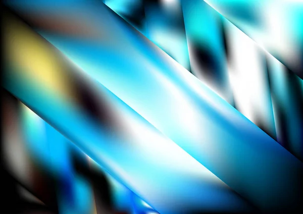 Mezcla Color Abstracto Con Fondo Azul Con Efecto Vidrio Borroso — Vector de stock