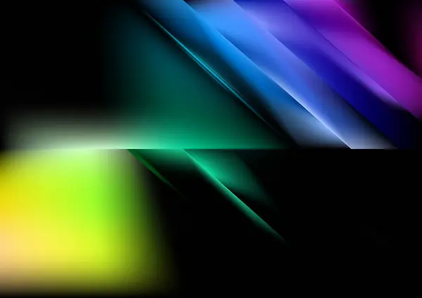 Abstrakter Farbhintergrund Mit Wellenförmigen Linien Seidenschablone Mit Bewegungsstruktur Und Leuchtenden — Stockvektor
