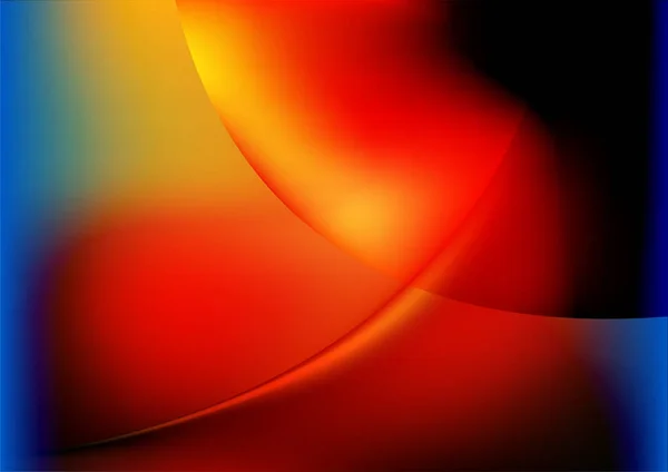 抽象的な色のミックスに赤の背景とぼやけたガラス効果 動きのあるテンプレートテクスチャ 輝くぼやけたパターンランダム — ストックベクタ