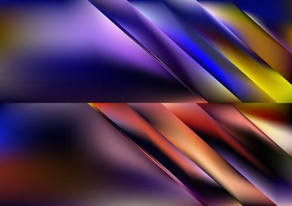 Абстрактная Цветовая Смесь Синим Фоном Размытым Стеклянным Эффектом Шаблон Текстурой — стоковый вектор