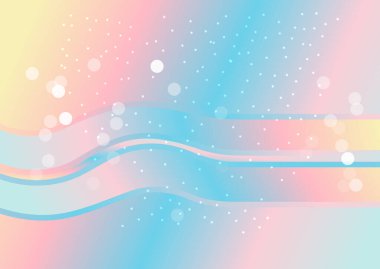 Bulanık parçacıklara sahip soyut arkaplan, hareket desenli şablon, renk arkaplan üzerinde rastgele parlayan parçacıklar