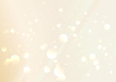 Bulanık parçacıklara sahip soyut arkaplan, hareket desenli şablon, gümüş-altın arkaplan üzerinde rastgele parlayan parçacıklar