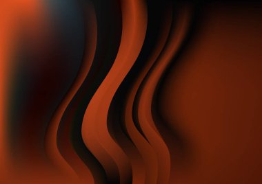 Dalgalı çizgilerle soyut renk arkaplanı, hareket desenli şablon, ve rastgele bulanık desen parlaması 