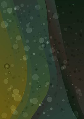 Dalgalı çizgilerle soyut renk arkaplanı, hareket desenli şablon, ve rastgele bulanık desen parlaması 