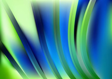 Dalgalı çizgilerle soyut renk arkaplanı, hareket desenli şablon, ve rastgele bulanık desen parlaması 