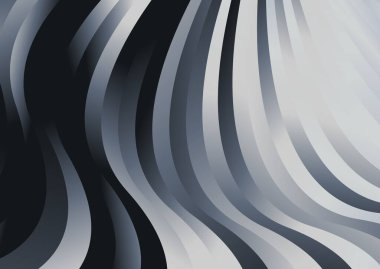 Dalgalı çizgilerle soyut renk arkaplanı, hareket desenli şablon, ve rastgele bulanık desen parlaması 