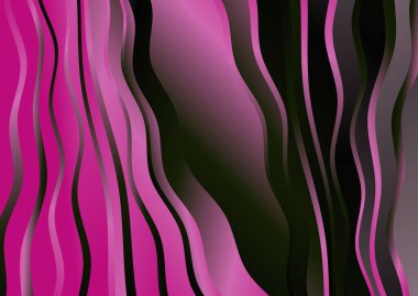 Dalgalı çizgilerle soyut renk arkaplanı, hareket desenli şablon, ve rastgele bulanık desen parlaması 