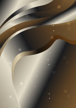 Dalgalı çizgilerle soyut renk arkaplanı, hareket desenli şablon, ve rastgele bulanık desen parlaması 