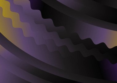 Dalgalı çizgilerle soyut renk arkaplanı, hareket desenli şablon, ve rastgele bulanık desen parlaması 