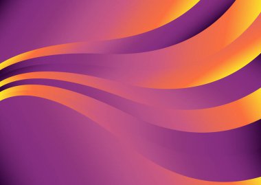 Dalgalı çizgilerle soyut renk arkaplanı, hareket desenli şablon, ve rastgele bulanık desen parlaması 