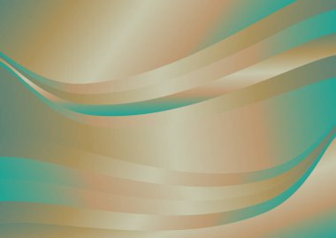 Dalgalı çizgilerle soyut renk arkaplanı, hareket desenli şablon, ve rastgele bulanık desen parlaması 