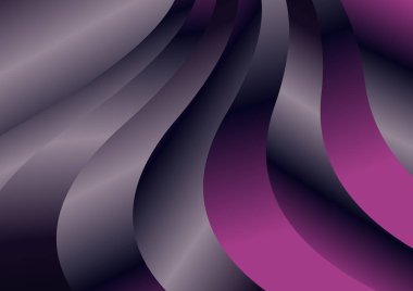 Dalgalı çizgilerle soyut renk arkaplanı, hareket desenli şablon, ve rastgele bulanık desen parlaması 