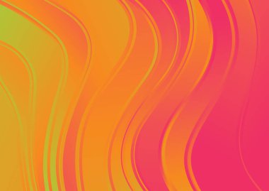 Dalgalı çizgilerle soyut renk arkaplanı, hareket desenli şablon, ve rastgele bulanık desen parlaması 