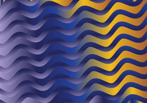 Dalgalı çizgileri olan soyut mavi arkaplan, hareket desenli çizgiler ve rastgele parlayan bulanık desenler., 