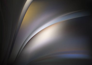 Dalgalı çizgilerle soyut renk arkaplanı, hareket desenli ipek şablon ve rastgele bulanık desenler., 