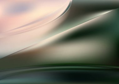 Dalgalı çizgilerle soyut renk arkaplanı, hareket desenli ipek şablon ve rastgele bulanık desenler., 