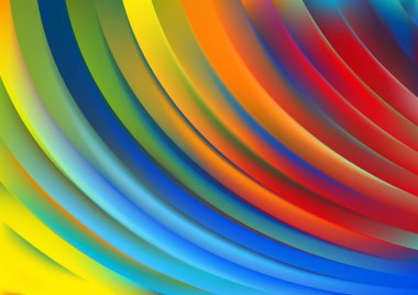 Dalgalı çizgilerle soyut renk arkaplanı, hareket desenli çizgiler ve rastgele parlayan bulanık desenler., 