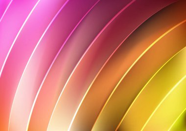 Dalgalı çizgilerle soyut renk arkaplanı, hareket desenli şablon, ve rastgele bulanık desen parlaması 