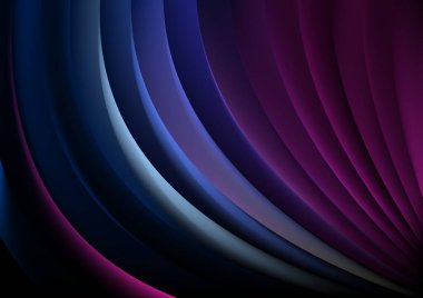 Dalgalı çizgilerle soyut renk arkaplanı, hareket desenli şablon, ve rastgele bulanık desen parlaması 